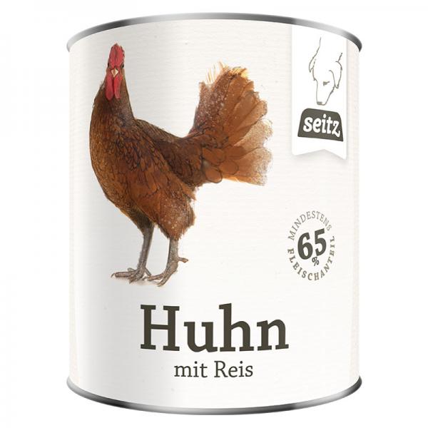 Seitz Hundefutter Huhn mit Reis 800g